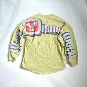 Disney Spirit Jersey Long Sleeve Shirt Yellow XS